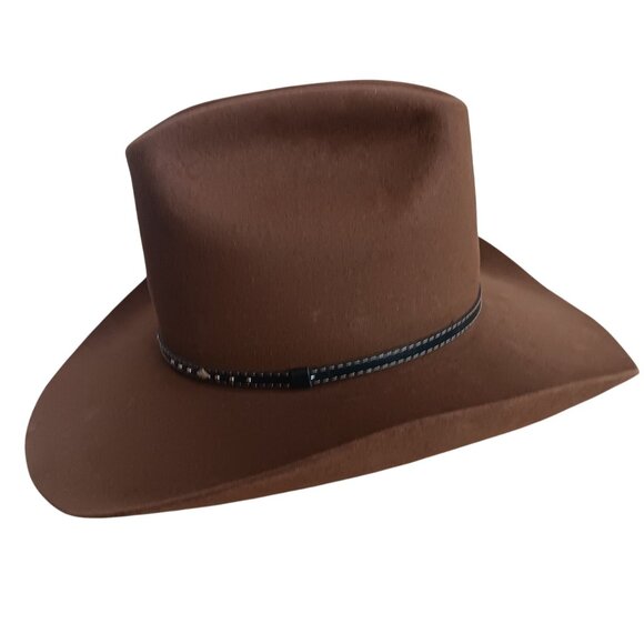 Men's sz 7 Vintage Resistol Stagecoach 1970's Cowboy Hat Western Rancher 1978 - Picture 3 of 14